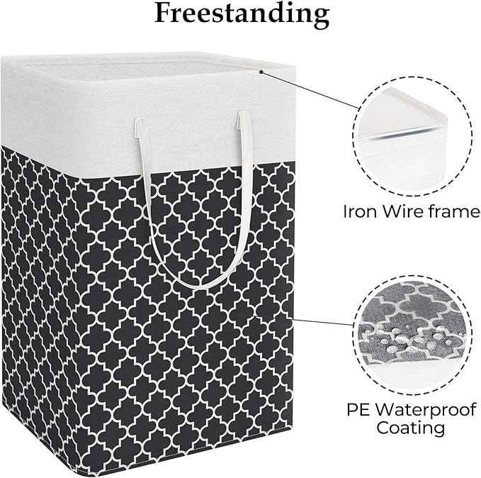StorageRight Laundry Basket Hamper Large Collapsible Laundry Hamper - Image 3