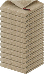 Homaxy 100% Cotton Terry Kitchen Dish Cloths, Ultra Soft and Absorbent Dish by Homaxy