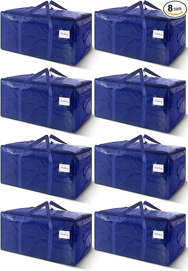 8 Pack Extra Heavy Duty Large Moving Bags by WTREE