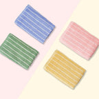 Hand Towels for Bathroom, 100% Cotton Striped Pattern Soft Absorbent Towel Set - Image 5