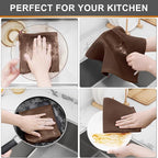 Kitinjoy 100% Cotton Kitchen Dish Cloths, 6 Pack Waffle Weave Ultra Soft - Image 4