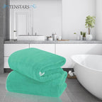 TENSTARS Silk Hemming Bath Towels - Image 3