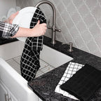 Ritz Premium 100% Cotton Terry Check Kitchen Dish Towels - Image 4