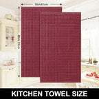 Homaxy Premium Cotton Kitchen Towels 16"x 28", Large Natural Ring Spun 390 GSM - Image 5