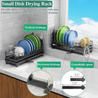 Small Dish Drying Rack for Kitchen Counter, Dish Drainer Drying Rack - Image 6