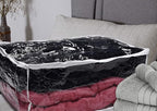Handy Laundry Blanket Storage Bags - 90 L - Zippered Large Clear Plastic - Image 5
