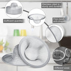 12 Pieces Stainless Steel Sink Strainer Drain Strainer - Image 3