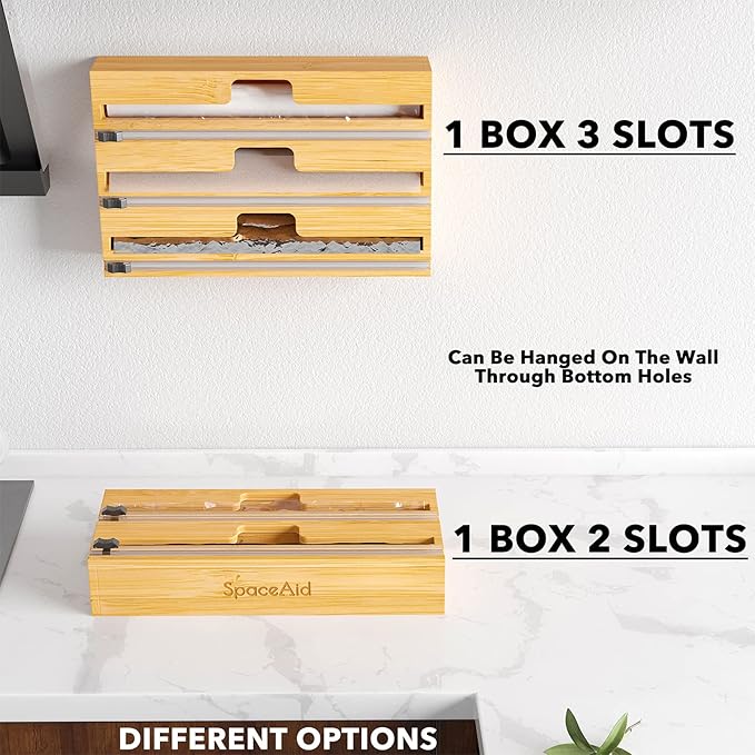 SpaceAid WrapNeat 3 in 1 Wrap Organizer - Image 7