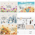 4 Pcs Seasonal Dish Drying Mats by Teenyyou