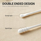 Baby Cotton Swabs, Baby Ear Cleaner Paper Sticks - Image 4