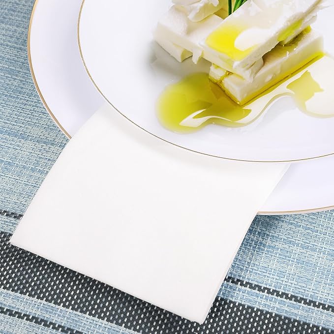 200 Pack Disposable Guest Towels Soft and Absorbent Linen Feel Paper Hand - Image 2