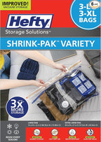 Hefty Shrink-Pak Vacuum Storage Bags by HeftyShrinkPak
