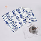 Blue Kitchen Towels Decorative Set of 2, Absorbent Boho Floral Dish Towels - Image 6