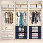 Fab totes Storage Bags, Clothes Blanket Storage Bins Foldable Closet Organizers - Image 6