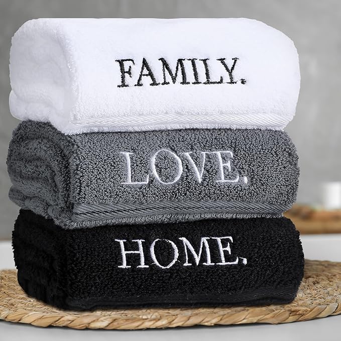 3 Pcs Farmhouse Decorative Hand Towels - Image 4