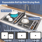 JASIWAY Over The Sink Dish Drying Rack - Image 3