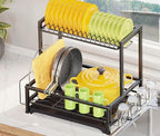 Simple Trending Dish Drying Rack, 2-Tier Dish Rack - Image 2