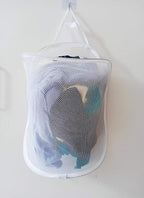 Small Mesh Hanging Laundry Hamper Basket, Mesh Hamper, Wall Dirty Clothes basket - Image 4