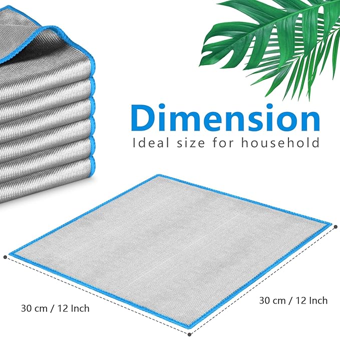 Airlab Glass Polishing Cloth Streak Free Miracle Microfiber Cleaning Cloth Lint - Image 7