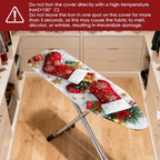 Nuxovilar Ironing Board Cover Winter Stockings Pattern Polyester 15x54 Inches - Image 4