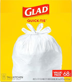 Glad Tall Kitchen Trash Bags 13 Gallon, Unscented Garbage Bags - Image 7