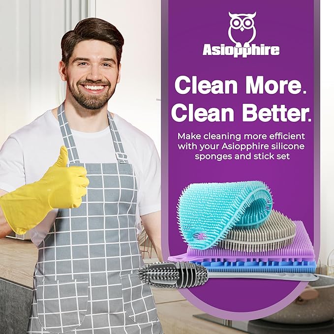 Silicone Dish Scrubber Sponges - Image 7