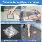 Drain Hair Filter Mesh Tub Drain Protector Anti Slip Sink Hair Stopper - Image 6