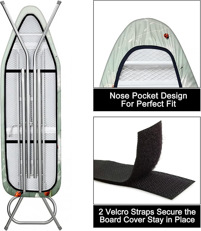 Quick Install Ironing Board Cover 17" x 55" Ironing Board Cover - Image 3
