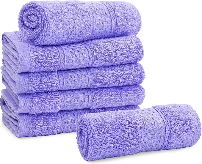 Cleanbear Wash Cloths Cotton Facecloths, Large Face Cloths 6 Ultra-Soft - Image 8