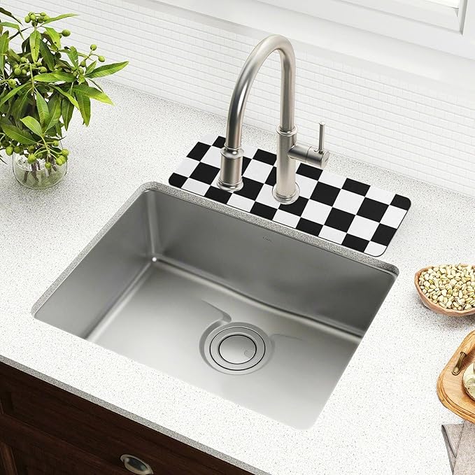Kitchen Sink Splash Guard 1 PC 30 Inch Sink Faucet Mat Splash Guard - Image 6