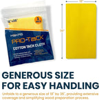 MāKRS 18" x 36" Pro-Tack Tack Cloth, Remove and Trap Dust Particles, 100% Cotton - Image 5