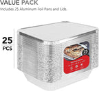 Stock Your Home Foil Pans with Lids - Image 3