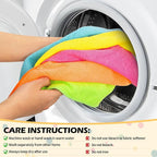 FIXSMITH Microfiber Cleaning Cloth, 50 Pack Cleaning Rags, Cleaning Towels - Image 8