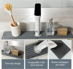 Stone Faucet Mat for Kitchen Sink, Quick Drying Mats, Water Absorbing Guard & - Image 5
