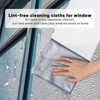 HOMEXCEL Microfiber Glass Cleaning Cloths 6 PK, Lint Free Streak Free, Reusable - Image 2