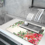Giwawa Poinsettia Dish Drying Mat - Image 5
