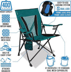 Kijaro XXL Dual Lock Portable Camping Chair - Supports Up to 400lbs - Enjoy The Outdoors in a Versatile Folding Sports & Outdoor Chair - Image 4