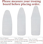 Dalykate Ironing Board Cover and Pad, Thick Padding, Elastic Edge, Scorch & - Image 2