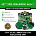Drillbrush Green Kitchen Drill Brush Set – Drill Powered Cleaning Tools - Image 6