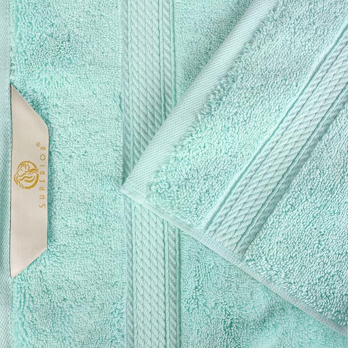 SUPERIOR Egyptian Cotton Pile Bath Sheet Set of 2, Ultra Soft Luxury Towels - Image 7
