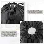 BeeGreen Laundry Bag Backpack w Adjustable Shoulder Straps College Dorm - Image 3