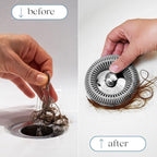 Hair Catcher for Shower Drain & Bathtub – TubRing Pop-Up Drain Protector & - Image 5