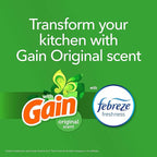 Glad Tall Kitchen Trash Bags 13 Gallon, Gain Original Garbage Bags, Odorshield - Image 5