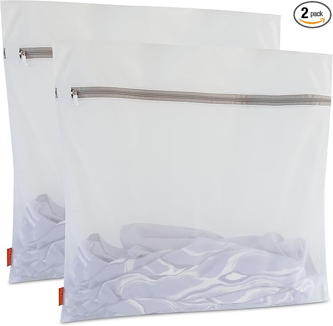 Polecasa 2Pcs 24 x 24 Inches Extra Durable Fine Mesh Laundry Bags by Polecasa