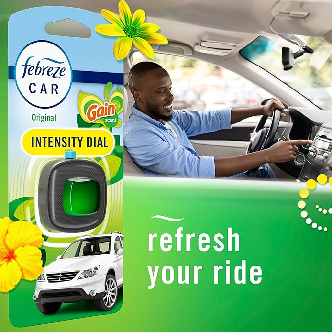 Febreze Car Air Freshener, Odor-Fighting Automotive Vent Clip, Scented Car - Image 7