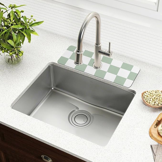 Kitchen Sink Splash Guard 2 PCS 30 Inch Sink Faucet Mat Splash Guard - Image 6