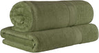SUPERIOR Egyptian Cotton Pile Bath Sheet Set of 2, Ultra Soft Luxury Towels by SUPERIOR