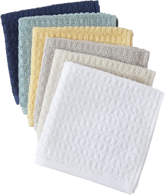 Tommy Bahama- Washcloth Set, Highly Absorbent Cotton Bathroom Decor, Low - Image 6