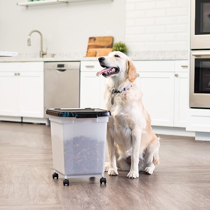 IRIS USA 25 Lbs / 32.5 Qt WeatherPro Airtight Pet Food Storage Container - Image 8