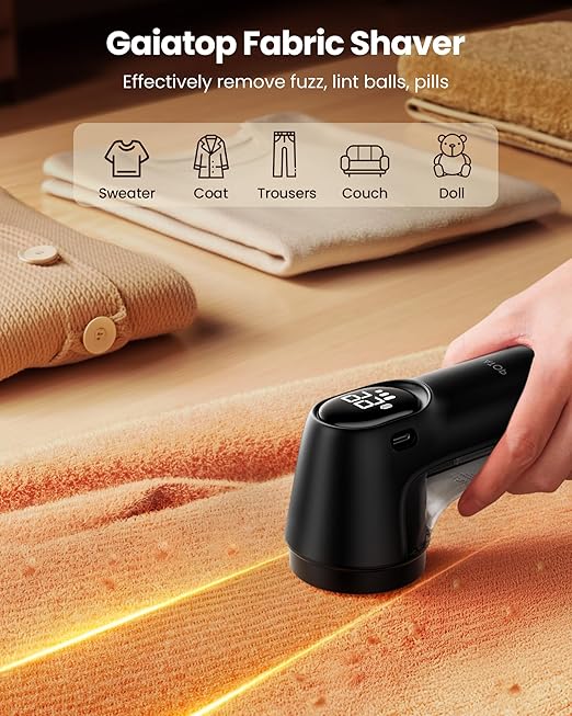 Gaiatop Fabric Shaver, Rechargeable Lint Remover - Image 2